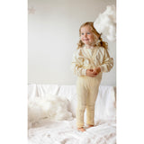 Silly Silas Granny Teddy Footless Tights With Braces Lemon Icing