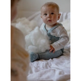 Silly Silas Granny Teddy Tights With Braces Misty Blue
