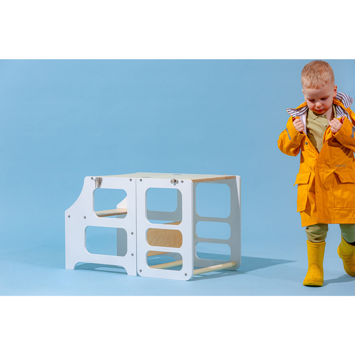 Duck Woodworks White Foldable EC Tower