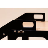 Duck Woodworks Black Foldable EC Kitchen Tower With Slide Set