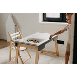 Duck Woodworks Grey Sensory Table With 2 Boxes Included
