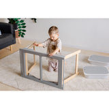 Duck Woodworks Grey Sensory Table With 2 Boxes Included