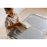 Duck Woodworks Grey Sensory Table With 2 Boxes Included