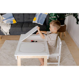 Duck Woodworks White Sensory Table With 2 Boxes Included