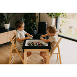 Duck Woodworks Black Sensory Table With 2 Boxes Included