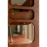 Duck Woodworks Honey Glaze Foldable Kitchen Tower Stained With High Chair Addon Set