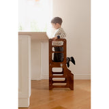 Duck Woodworks Honey Glaze Foldable Tower Stained
