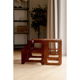 Duck Woodworks Honey Glaze Foldable Tower Stained