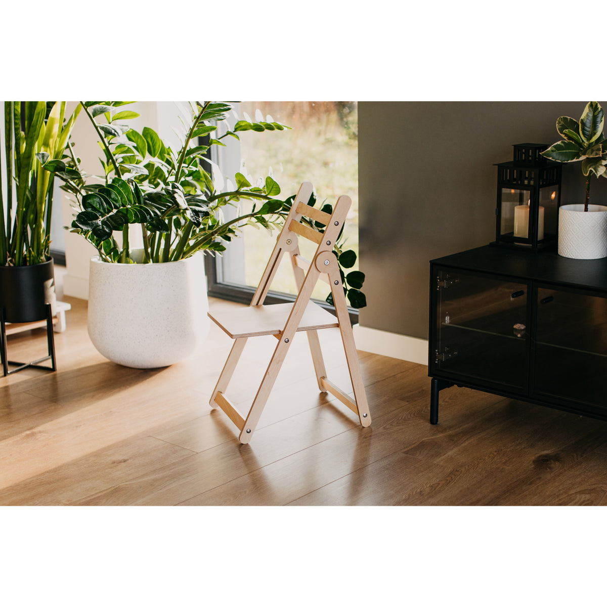 Duck Woodworks Natural Foldable Chair