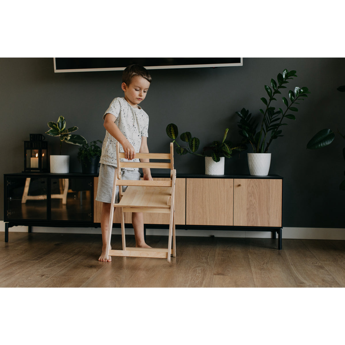 Duck Woodworks Natural Foldable Chair