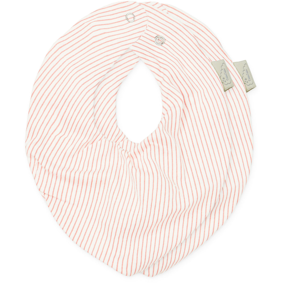 Cam Cam Copenhagen Classic Stripes Rose Bandana Bib Jersey 2-Pack