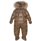 Ver De Terre Kangaroo Featherlight Baby Wintersuit W/fur