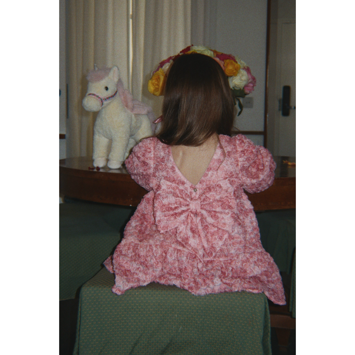 Konges Sløjd Veiled Rose Ally Ls Flower Dress