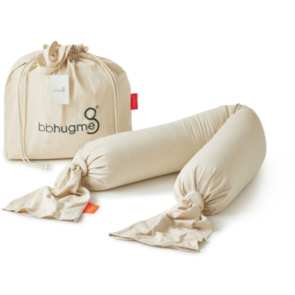 bbhugme Soft White Pregnancy Pillow