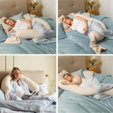 bbhugme Soft White Pregnancy Pillow