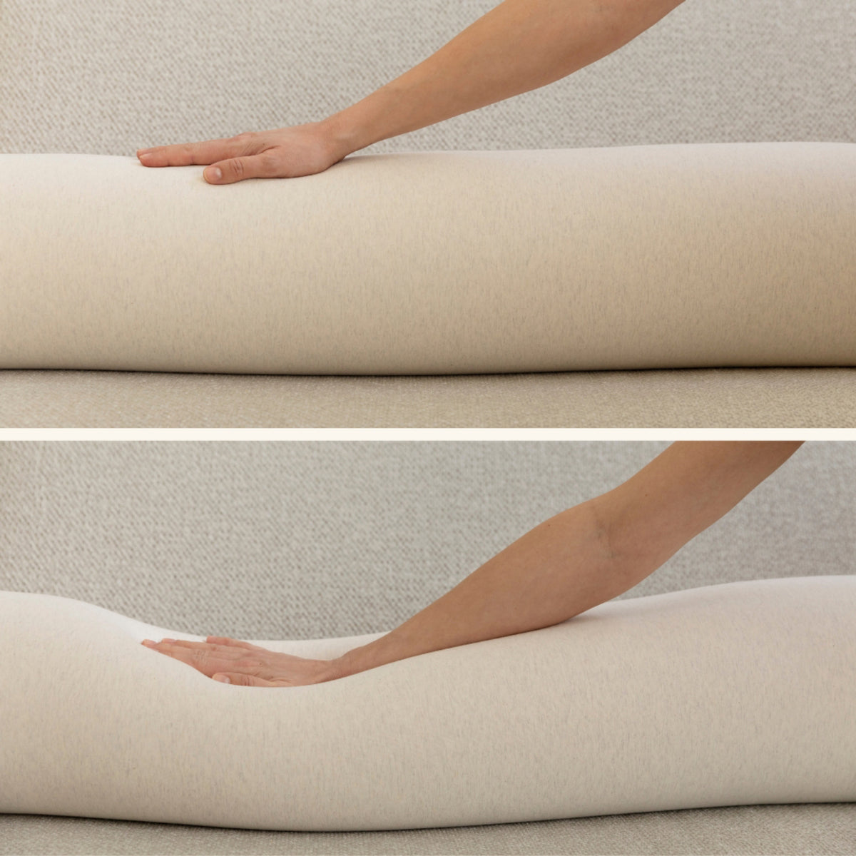 bbhugme Soft White Pregnancy Pillow