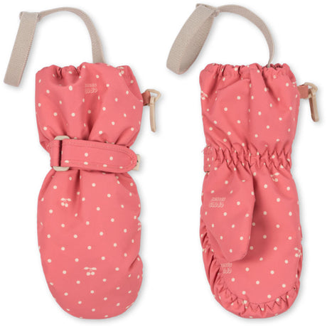 Konges Sløjd Cherry Berry Dot Nohr Snow Mittens Print