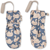 Konges Sløjd Swan Small Nohr Snow Mittens Print