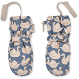 Konges Sløjd Swan Small Nohr Snow Mittens Print