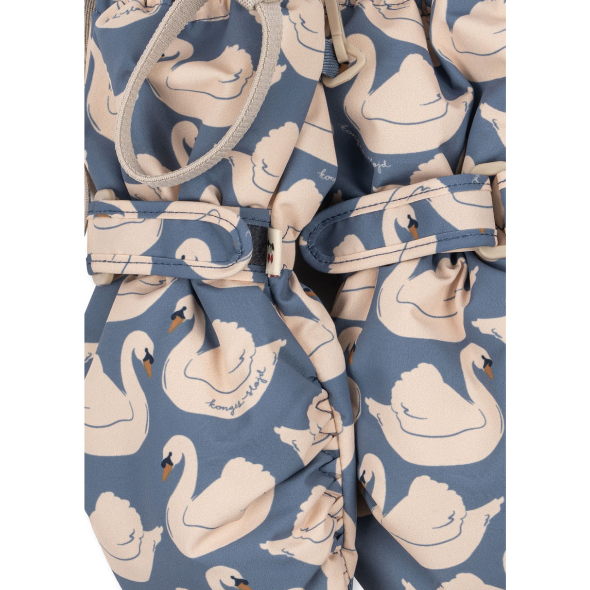 Konges Sløjd Swan Small Nohr Snow Mittens Print
