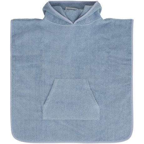 Pippi Dusty Blue Hooded Bath Poncho