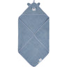 Pippi Dusty Blue Hooded Baby Towel