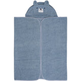 Pippi Dusty Blue Hooded Bath Towel