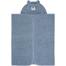 Pippi Dusty Blue Hooded Bath Towel