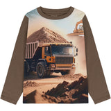 Minymo Chocolate Chip-Brown T-Shirt Ls