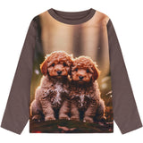 Minymo Plum Truffle T-Shirt Ls