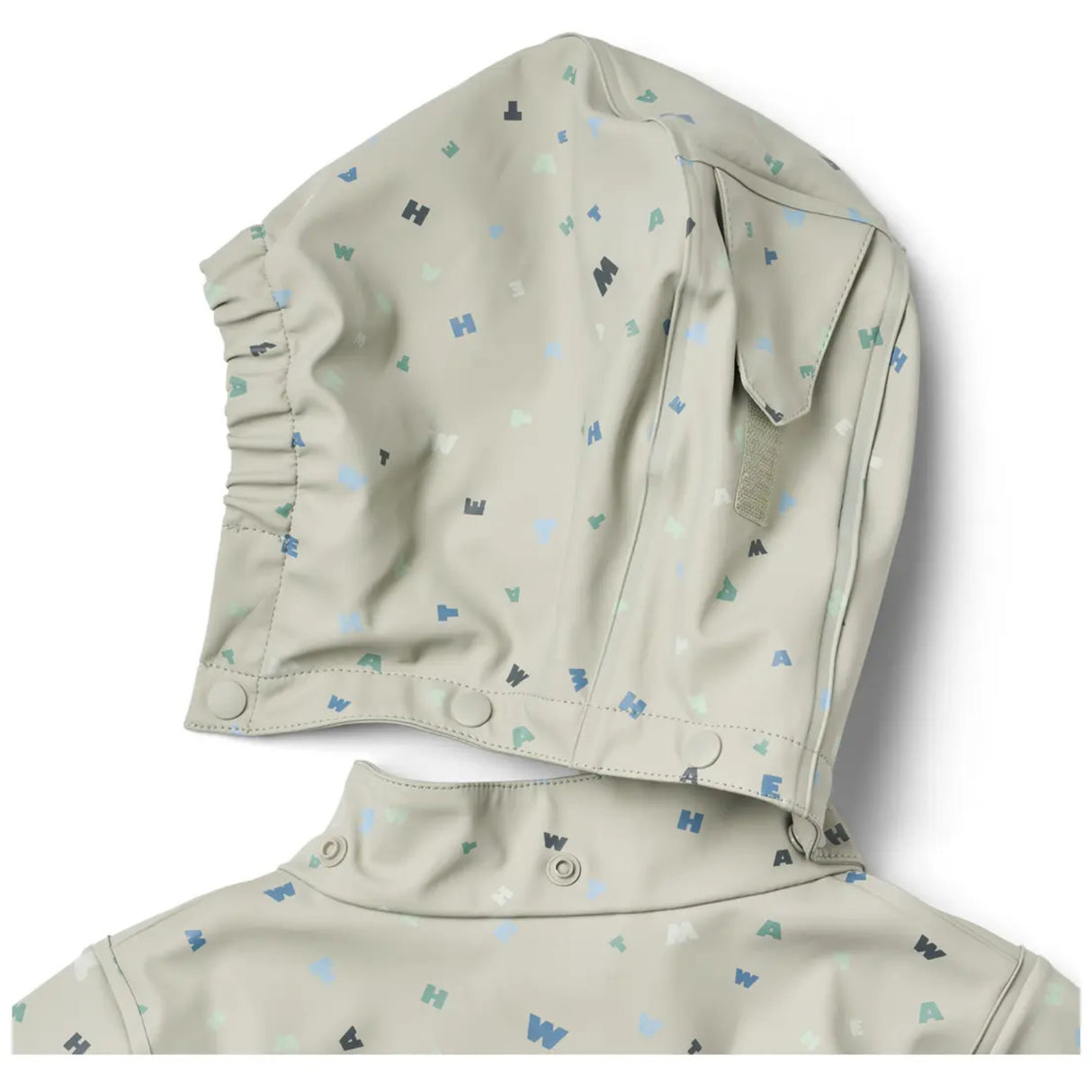 Wheat Light Flint Letters Rainwear Ola Set