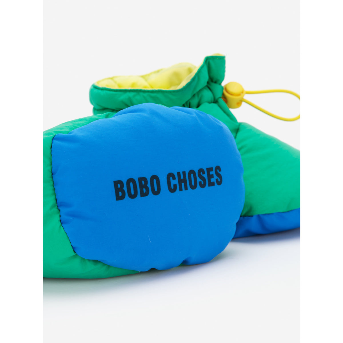 Bobo Choses Green Bobo Choses Padded Baby Booties