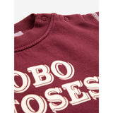 Bobo Choses Burgundy Red Bobo Choses Embossed Sweatshirt