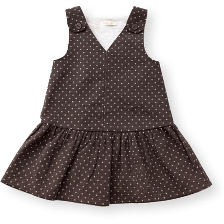 Fliink Coffee Bean Dot Dolly Dot Spencer Dress