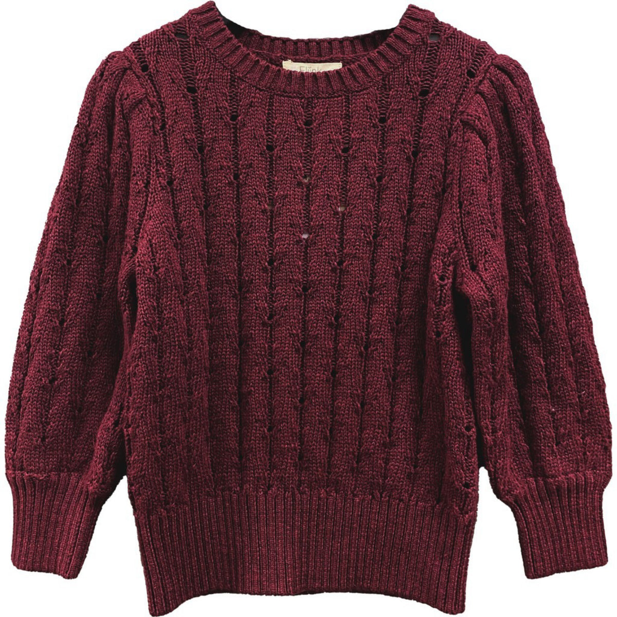 Fliink Burgendy Bon Cashmere Blouse