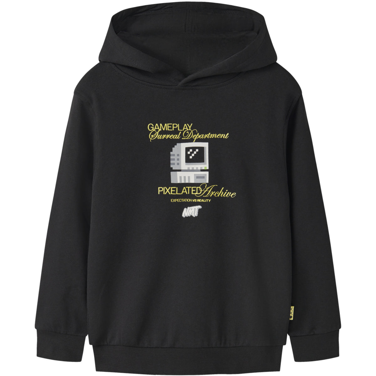 Name It Black Nkmlars Ls Nreg Sweat Wh Bru