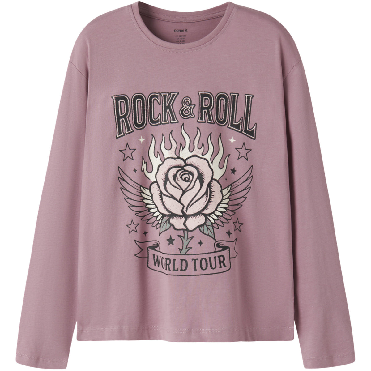Name It Lilas Rock & Roll Nkfveen Ls Nreg Top