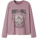 Name It Lilas Rock & Roll Nkfveen Ls Nreg Top