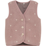 Huttelihut Deauville Mauve Vest Wool Emb. W. Lining