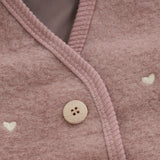 Huttelihut Deauville Mauve Vest Wool Emb. W. Lining