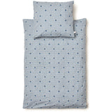 Flöss Light Blue Apple Gingham Ellis Duvet + Pillow Junior