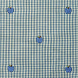 Flöss Light Blue Apple Gingham Ellis Duvet + Pillow Baby