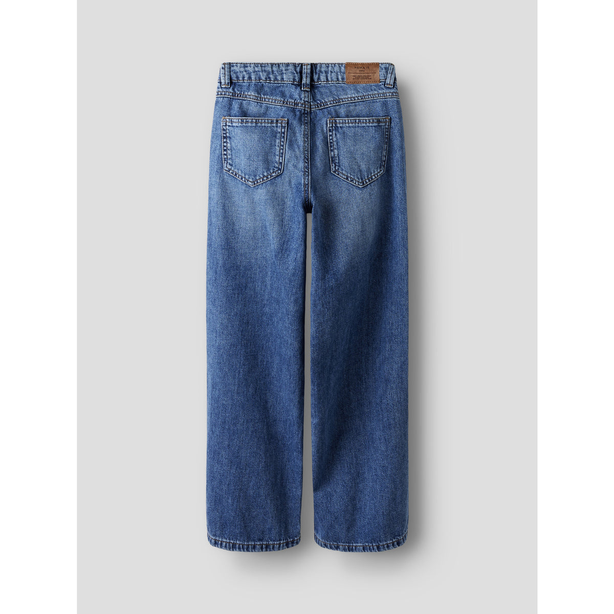 Name It Dark Blue Denim Rose High Waisted Wide Jeans Noos