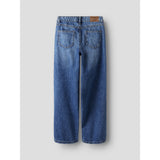 Name It Dark Blue Denim Rose High Waisted Wide Jeans Noos
