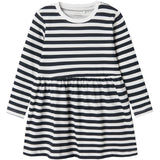 Name It Bright White Stripes In Dark Sap Nmfvivia Ls Dress Noos