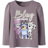 Name It Toadstool Nmfaria Bluey Ls Top Noos Sky