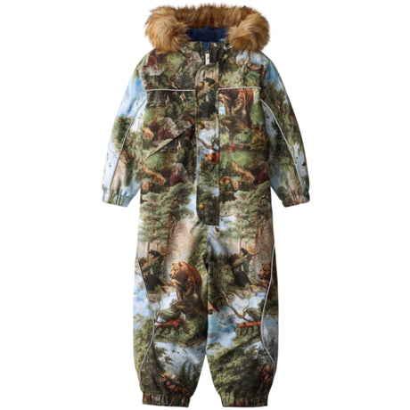 Molo Forest Art Polaris Fur Junior Snowsuit