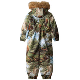 Molo Forest Art Polaris Fur Junior Snowsuit