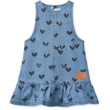LIEWOOD Sweethearts / Denim Angelica Printed Denim Frill Dress