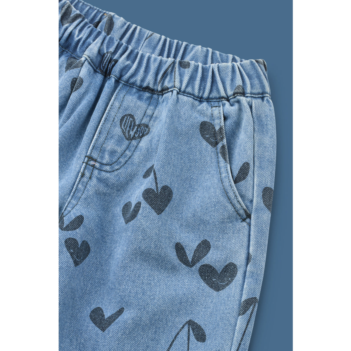 LIEWOOD Sweethearts / Denim Borris Printed Denim Pants W Pocket